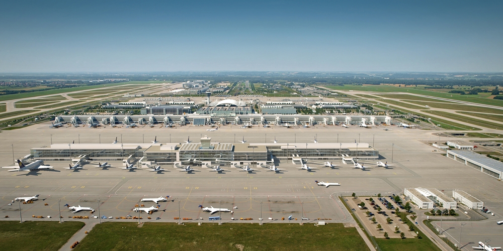 Das neue Passagiergebäude am Münchner Flughafen nimmt am 26. April den Betrieb auf. Foto: MUC