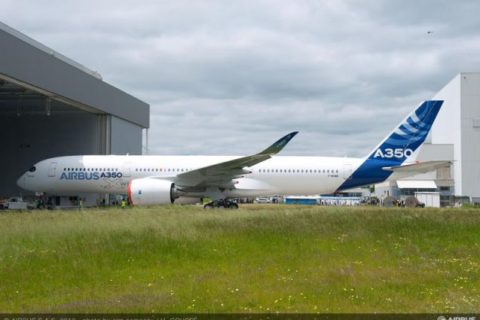 Der neue Airbus 350 XWB geht nun an den Start. Foto: Airbus S.A.S.