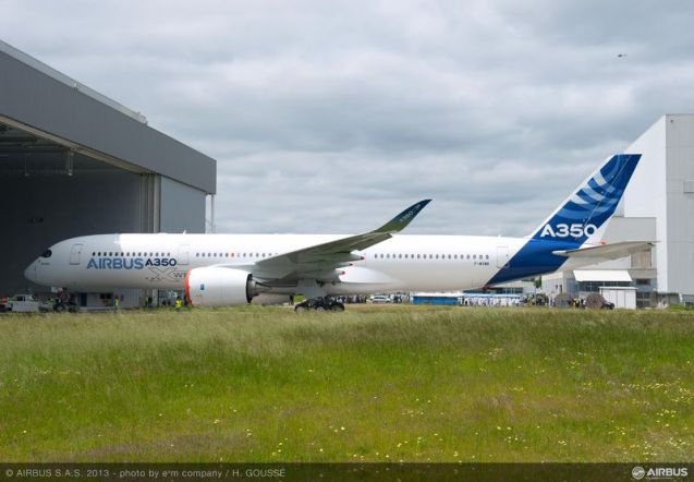 Der neue Airbus 350 XWB geht nun an den Start. Foto: Airbus S.A.S.