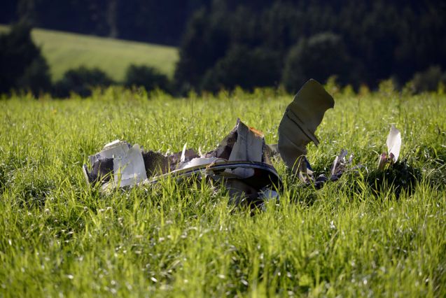 Die beiden Insassen des abgestürzten Learjets sind aller Wahrscheinlichkeit nach tot. Foto: dpa