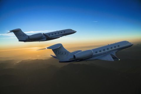 Computerdarstellung von G500 und G600. (Foto: Gulfstream)