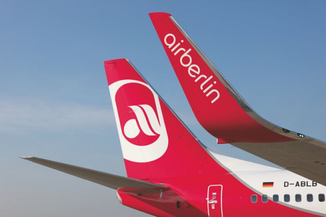 Vor allem die Ausdehnung des Streckennetzes in Richtung Osten hat sich als Problem für Air Berlin erwiesen. Foto: Air Berlin