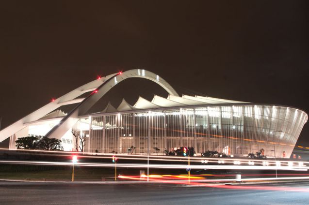 Das zunächst mit der Planung beauftragte Büro gmp ist auch für die Planung von WM-Stadien - hier in Durban - bekannt. Foto: Shutterstock