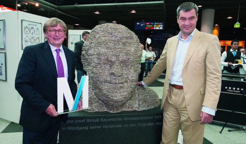 Zum 100. Geburtstag von Franz Josef Strauß. Bild: München Airport