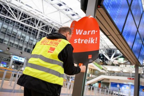 Erst im März wurde am Hamburg Airport gestreikt.