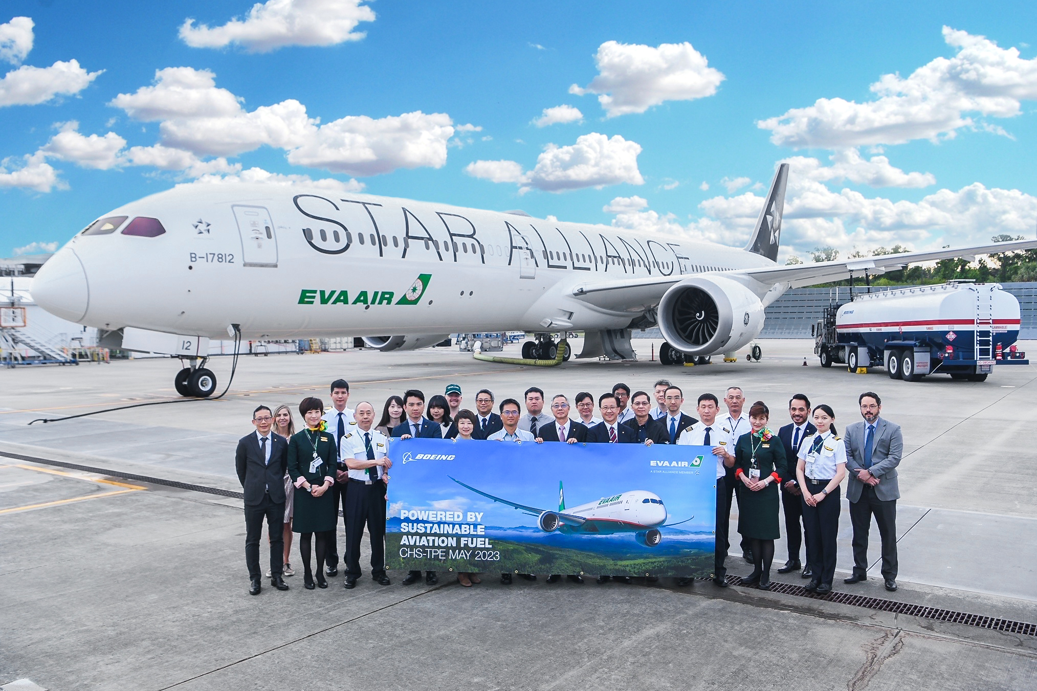 EVA Air übernimmt Erste Boeing 787-10 Mit Star Alliance-Logo - AERO ...