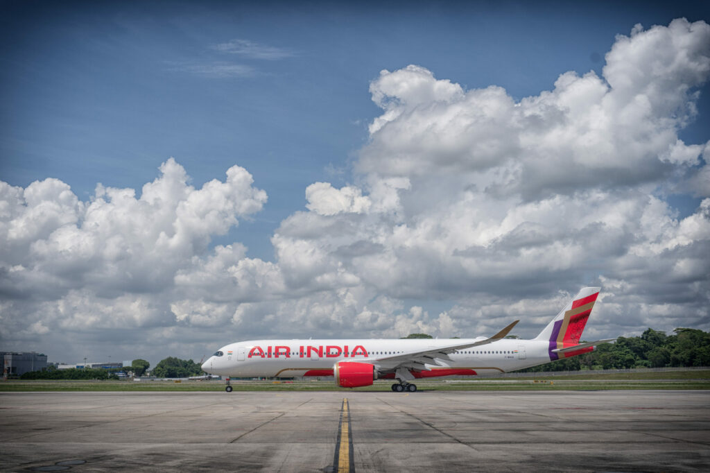 Die neue Air-India-Dienstkleidung wird mit der Indienststellung der ersten A350 eingeführt.