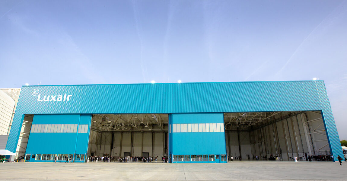 Laut Luxair liefert der neue Hangar an der Heimatbasis optimale Bedingungen.