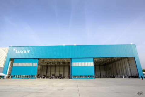Laut Luxair liefert der neue Hangar an der Heimatbasis optimale Bedingungen.