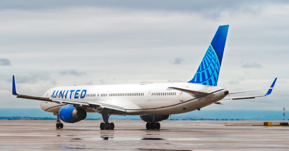 Eine Boeing 757 von United Airlines hat während des Flugs ein Rad verloren (Symbolfoto).