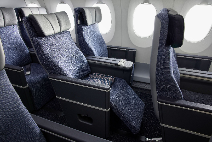 An Bord der Finnair- Langstreckenflotte ist auch eine neue Premium Economy Class.