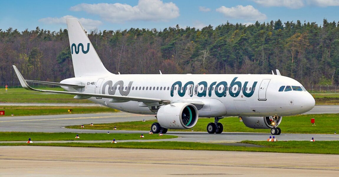 Condor-Schwester Marabu Airlines landet am Airport Nürnberg.