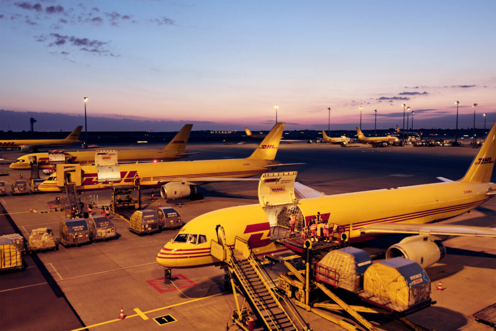 DHL betreibt am Flughafen Leipzig/Halle ihr größten Frachtdrehkreuz weltweit.