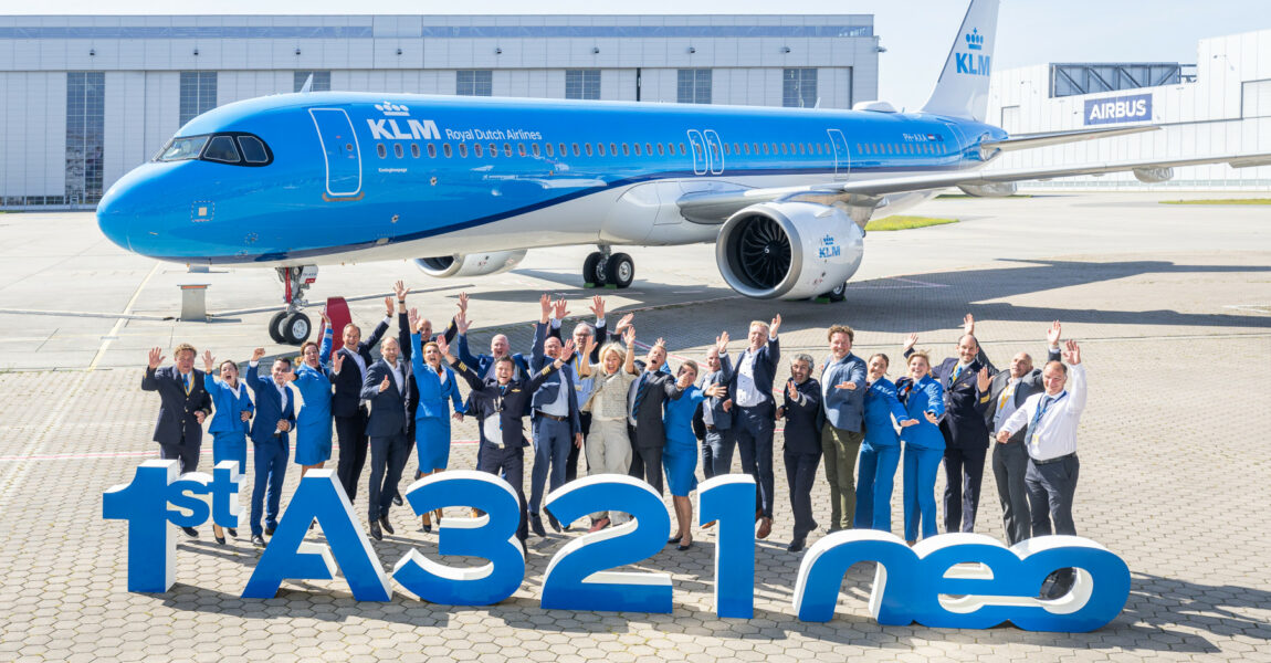 Erste A321neo für KLM.