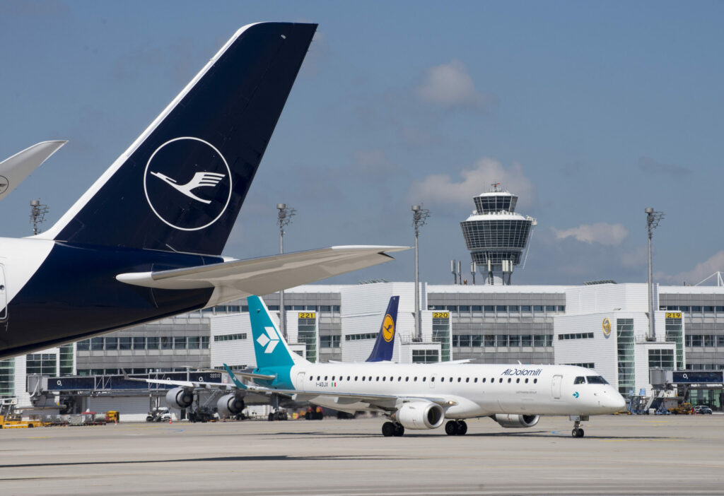 ie Lufthansa-Tochter Air Dolomiti verbindet im Feederverkehr München mit zahlreichen Zielen in Norditalien.