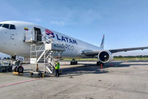 Diese Boeing 767 BCF ist der Neuzugang in der Frachtflotte von Latam.