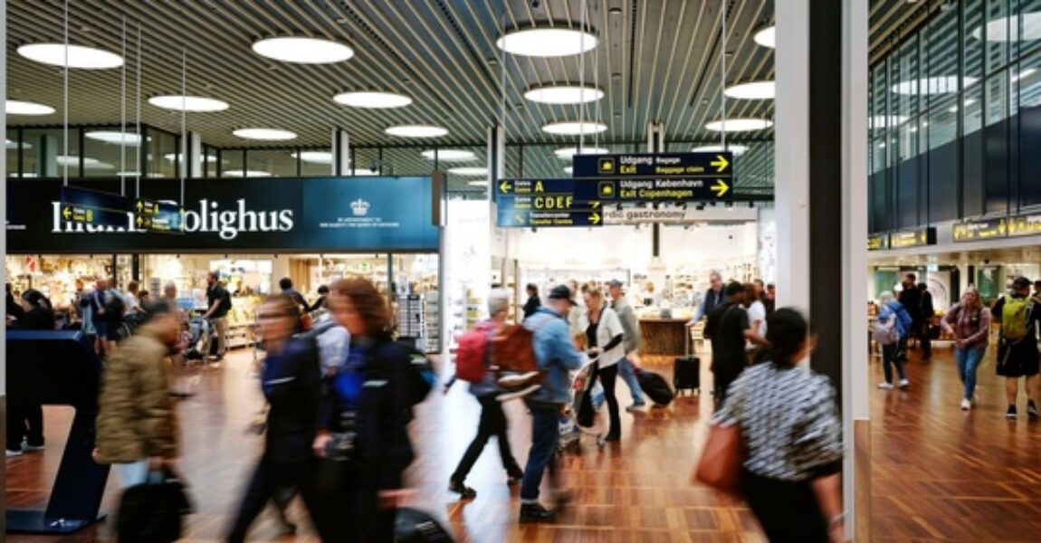 Ansturm am Flughafen Kopenhagen.