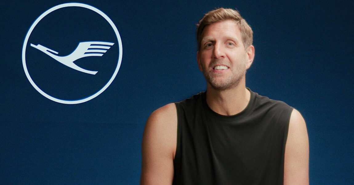 Superstar Dirk Nowitzki ist das neue Gesicht der neuen Lufthansa Allegris-Kampagne.