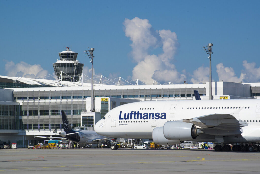 Lufthansa hat ihre A380-Flotte in München stationiert.