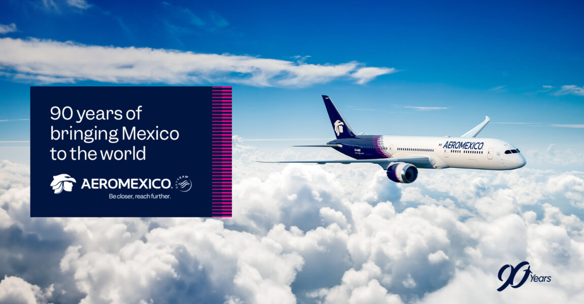 Das neue Design von Aeromexico.