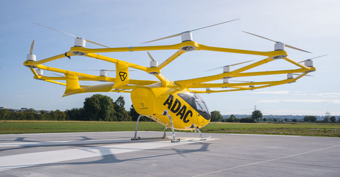 Der ADAC hat bereits zwei eVTOLs bei Volocopter bestellt.