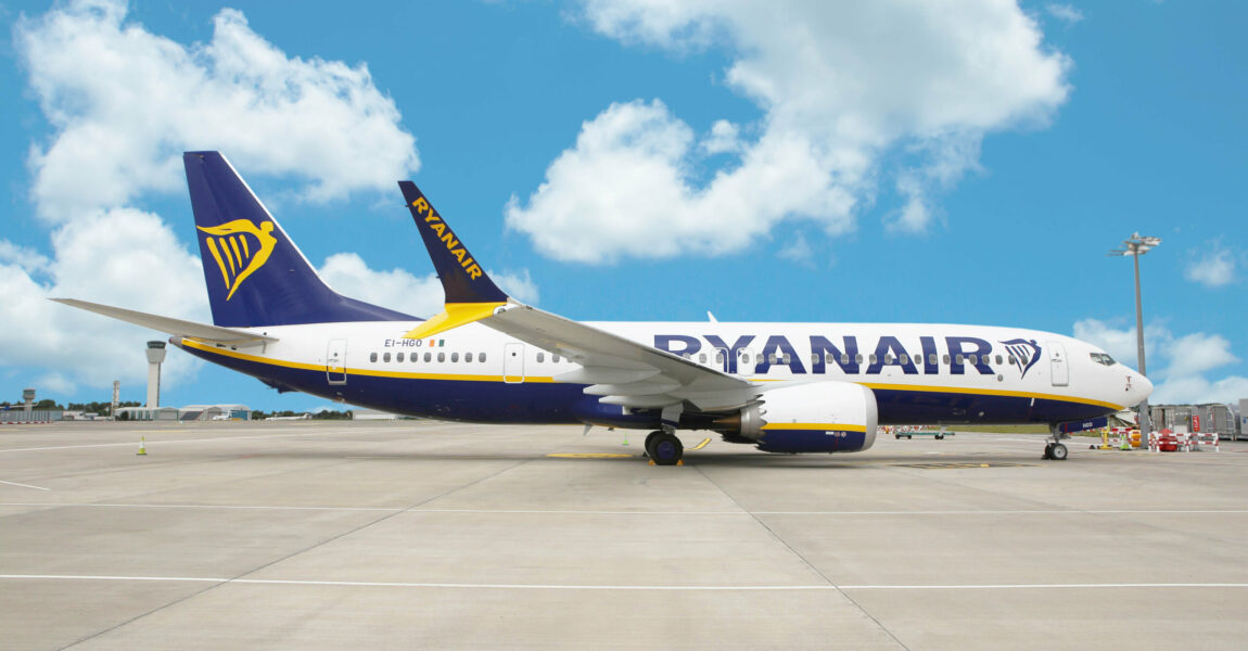 Ryanair expandiert mit zwei weiteren 737 in Schweden.