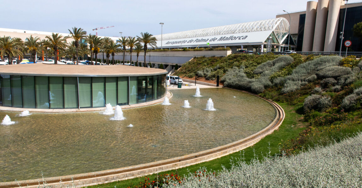 Flughafen Palma de Mallorca.