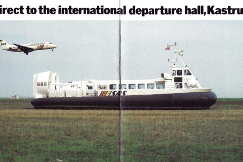 Die Hovercraft von SAS waren tatsächlich an einem Airport unterwegs.