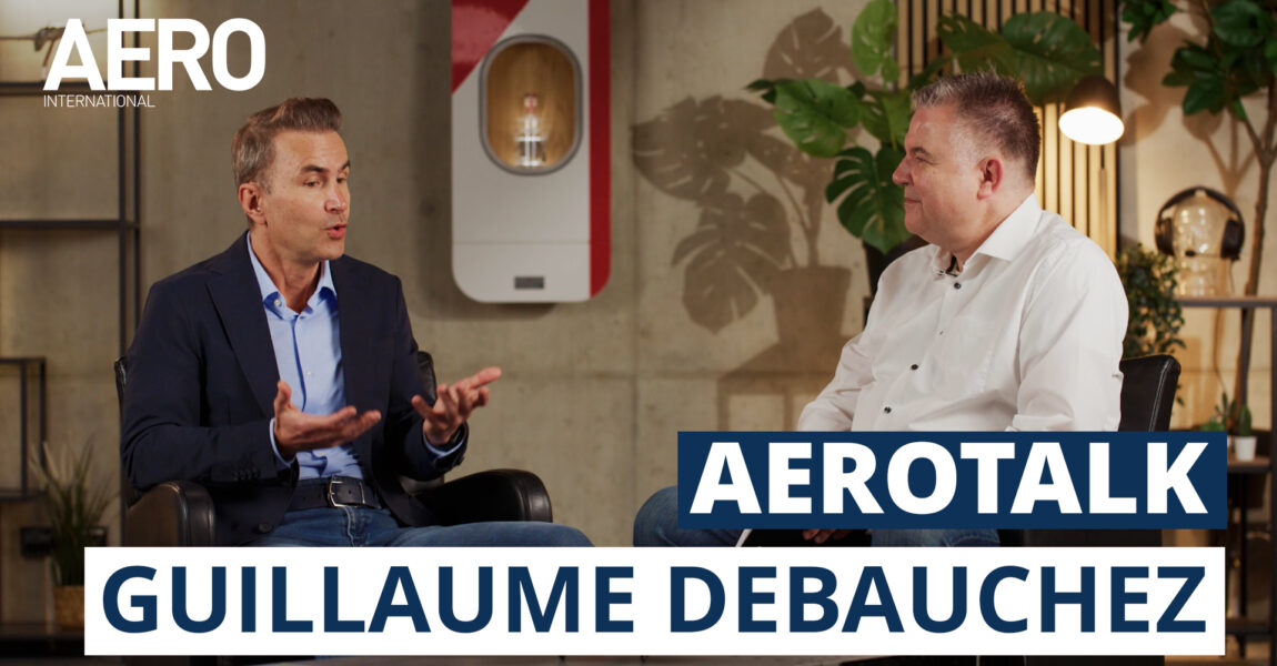 Guillaume Debauchez, Gründer und CEO des französischen Unternehmens Airline Selection Programme, im Gespräch mit AERO INTERNATIONAL-Redakteur Wolfgang Borgmann.