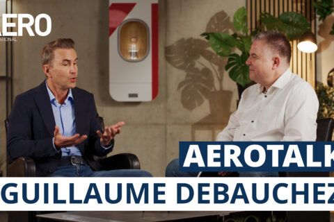 Guillaume Debauchez, Gründer und CEO des französischen Unternehmens Airline Selection Programme, im Gespräch mit AERO INTERNATIONAL-Redakteur Wolfgang Borgmann.