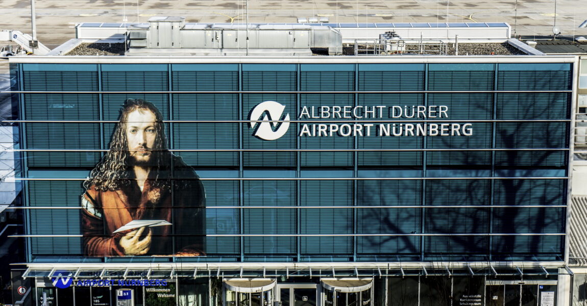 Der Flughafen Nürnberg räumt einem die meiste Zeit aller deutschen Flughäfen für die Verabschiedung en.