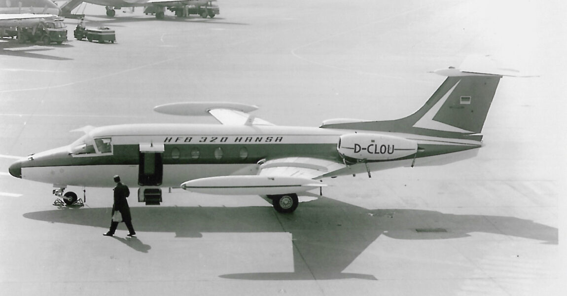 Die HFB 320 D-CLOU war der zweite gebaute Prototyp des Hansa Jets. Sie ist heute im Deutschen Museum in München zu besichtigen.