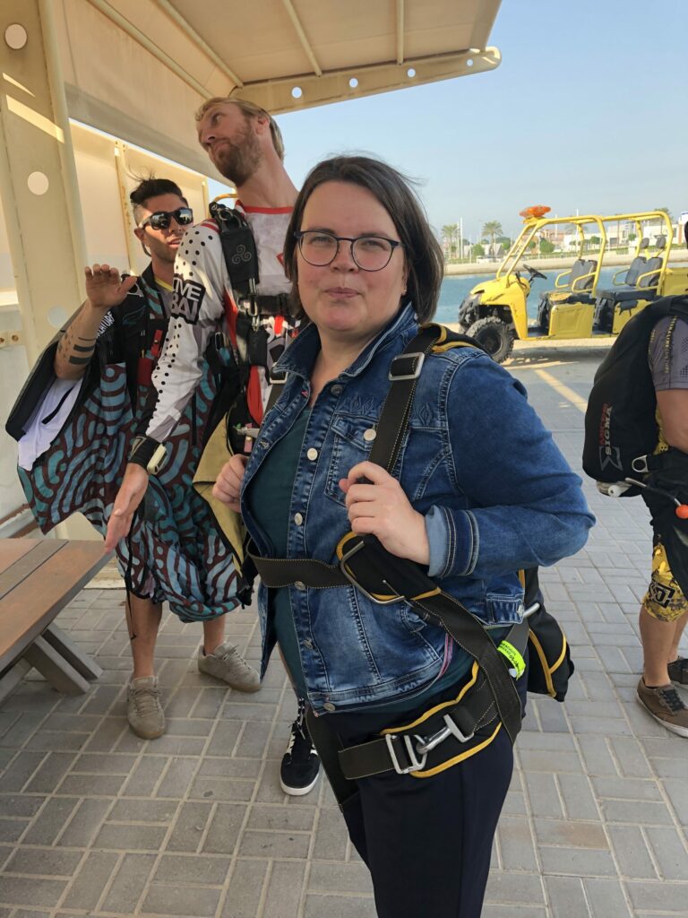 AERO INTERNATIONAL-Redakteurin Astrid Röben in Dubai.