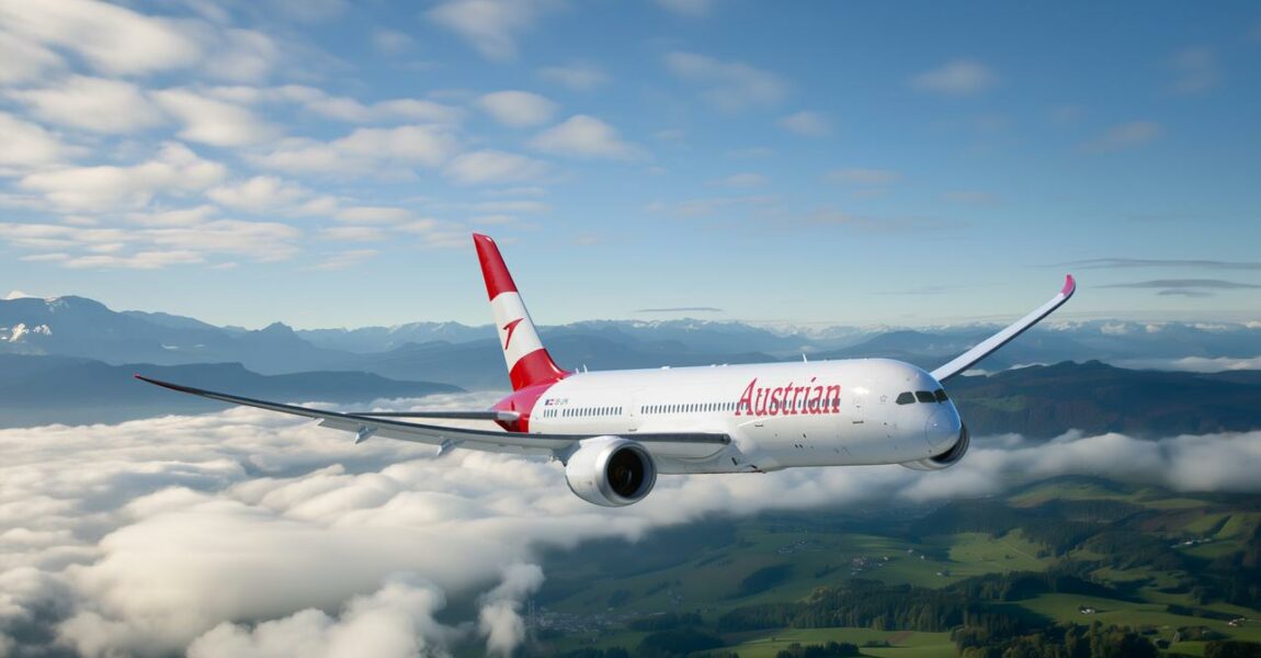 Boeing 787 von Austrian Airlines.