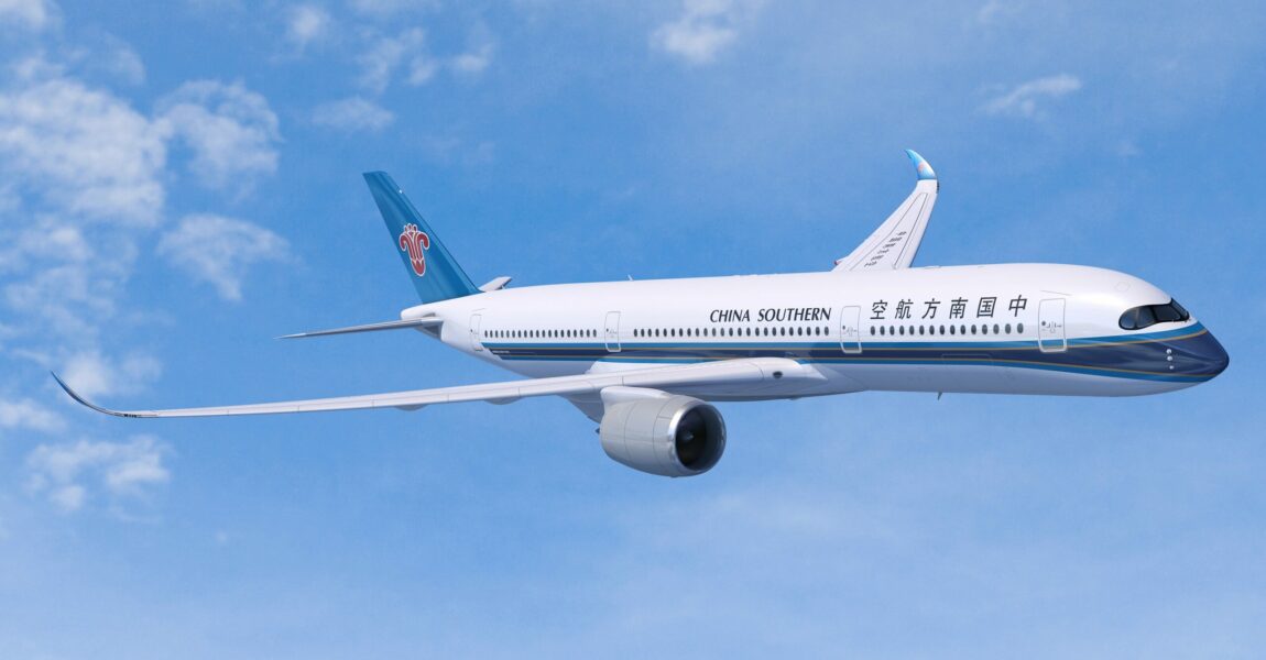 China Southern Airlines betreibt unter anderem A350.